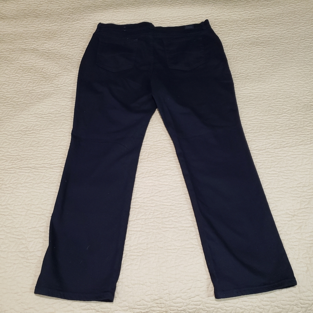 Women's Lee Relaxed Fit Black Jeans Size 18 - Picture 8 of 8